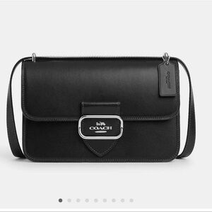 Large Morgan Square Crossbody Bag in Black